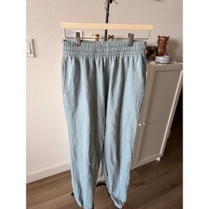 Garage Black Wide Leg Sweatpants Loungewear - Size P/S